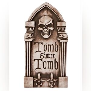 🪦 SPIRIT 16” SWEET TOMBSTONE Skull Halloween Wall Decor 💀🎃